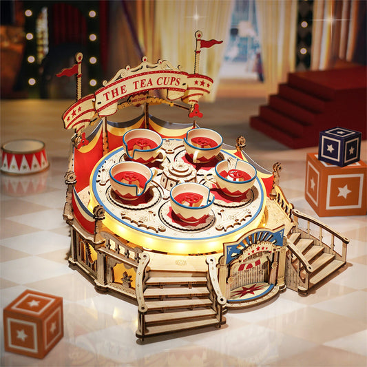 Music Box Amusement Park Wooden Puzzle (280pcs)