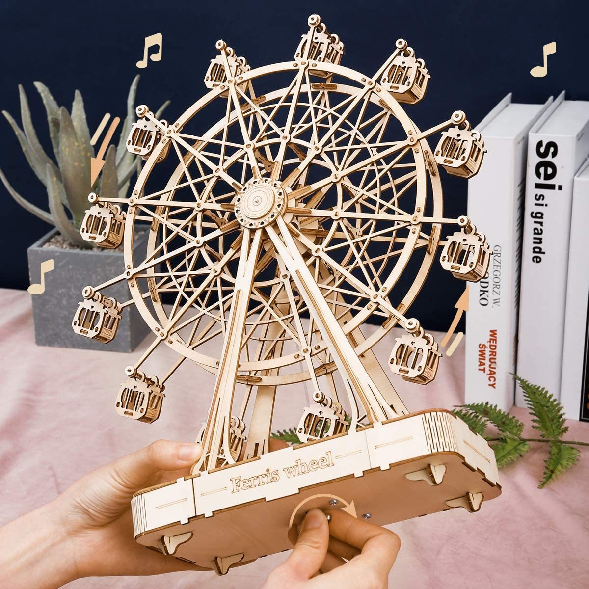 Rotatable Ferris Wheel With Playing Music (232 pcs)