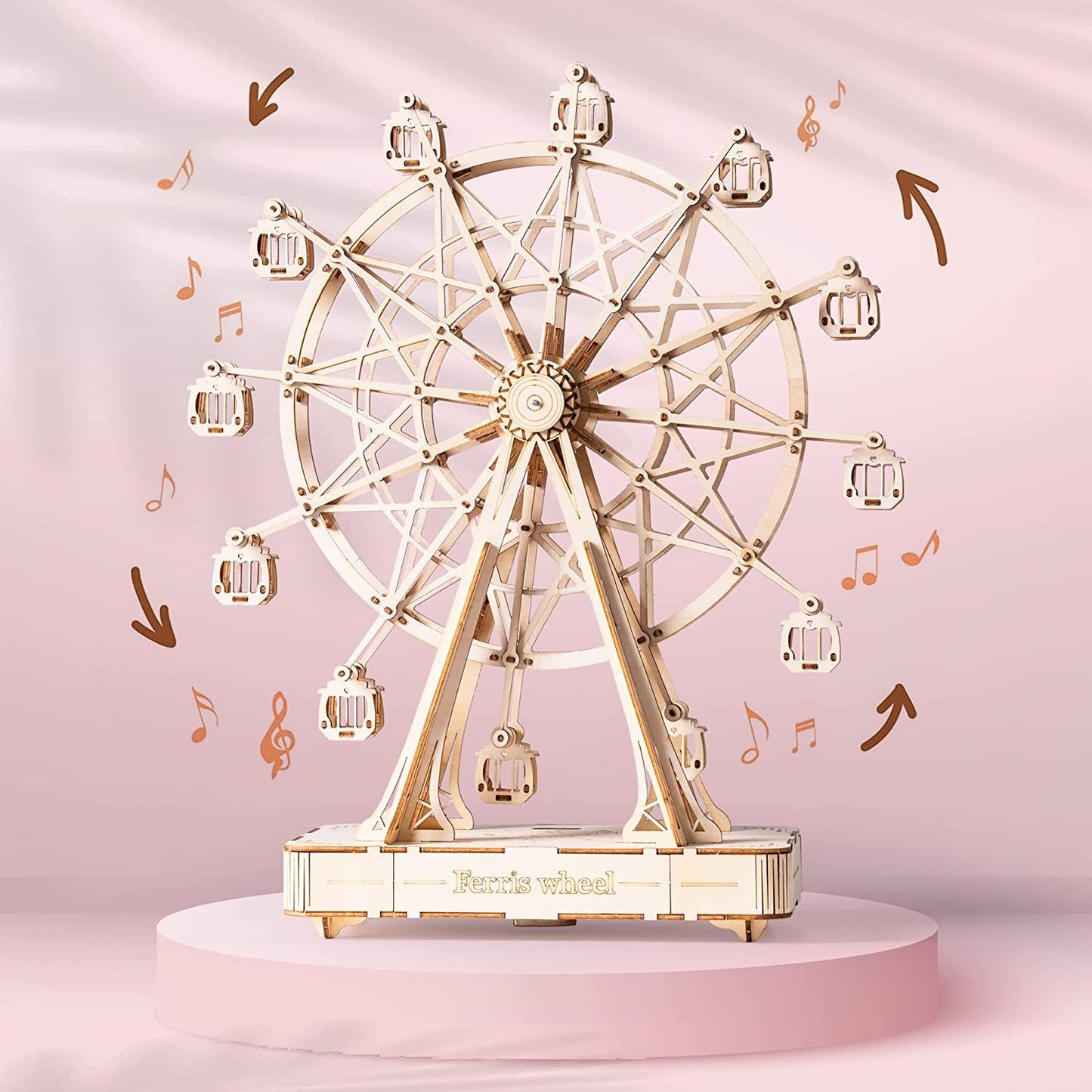Rotatable Ferris Wheel With Playing Music (232 pcs)