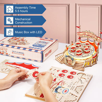 Music Box Amusement Park Wooden Puzzle (280pcs)