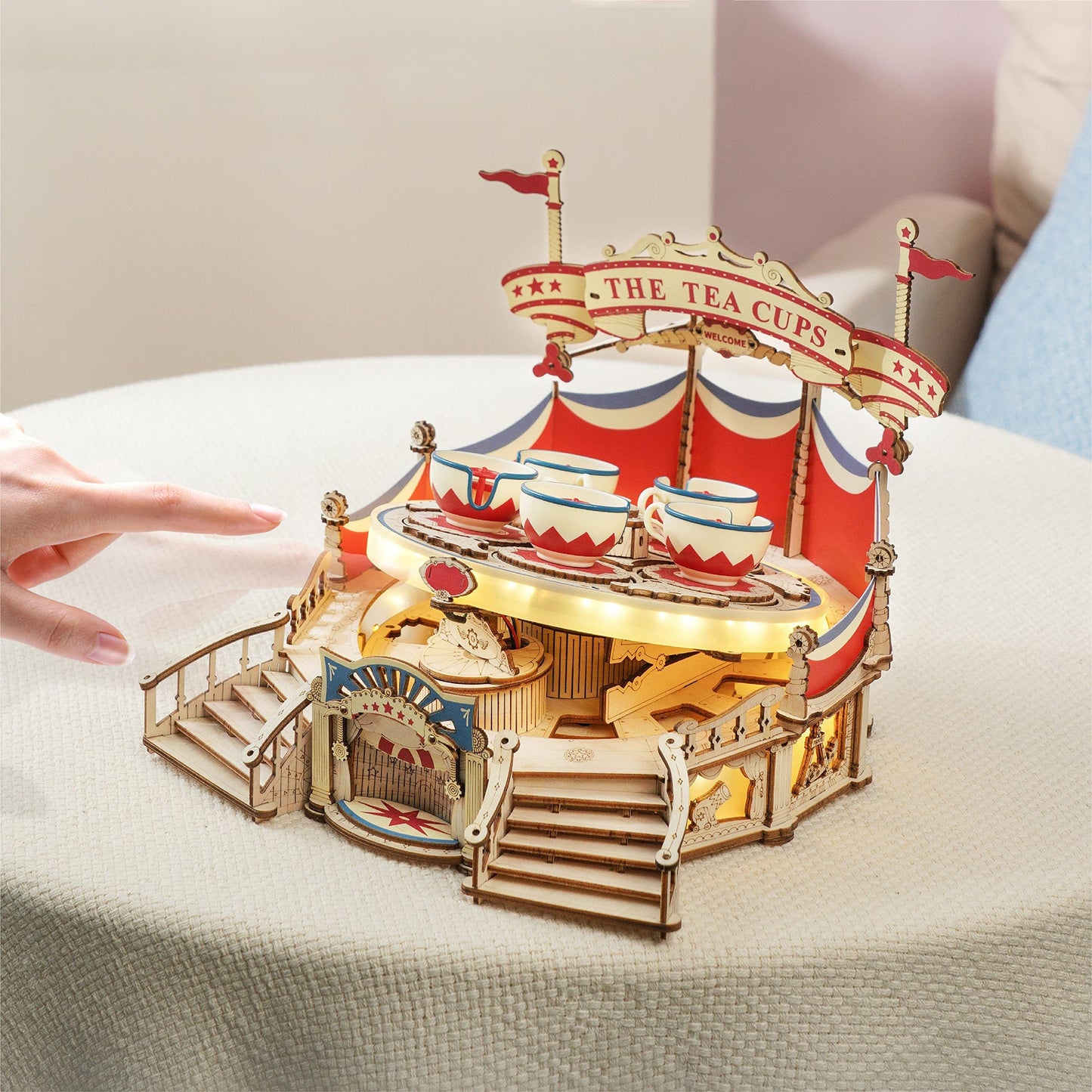 Music Box Amusement Park Wooden Puzzle (280pcs)