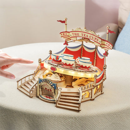 Music Box Amusement Park Wooden Puzzle (280pcs)