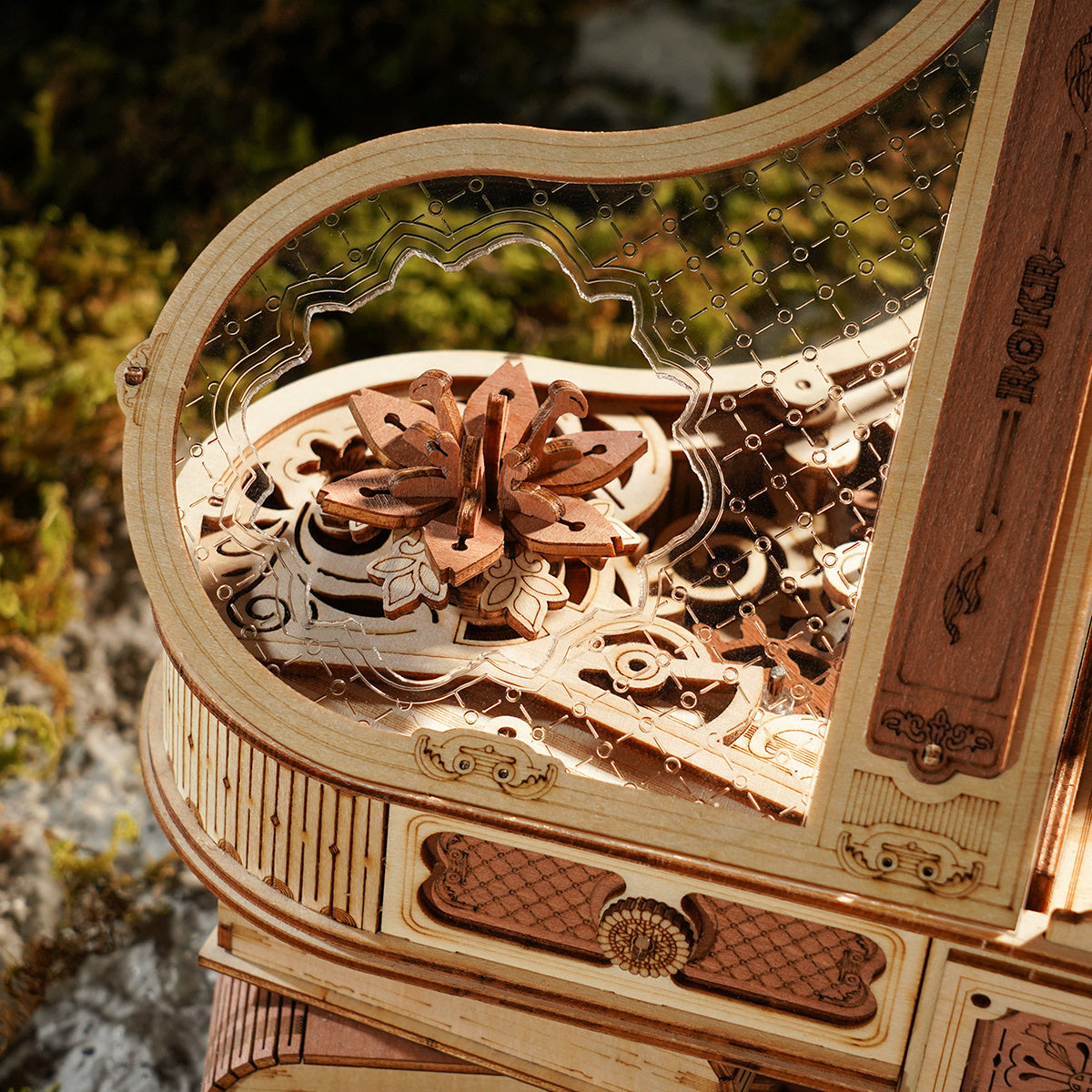 Wooden Puzzle Magic Piano Mechanical Music (223pcs)