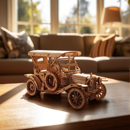 Wooden Puzzle Vintage Car (220 pcs)