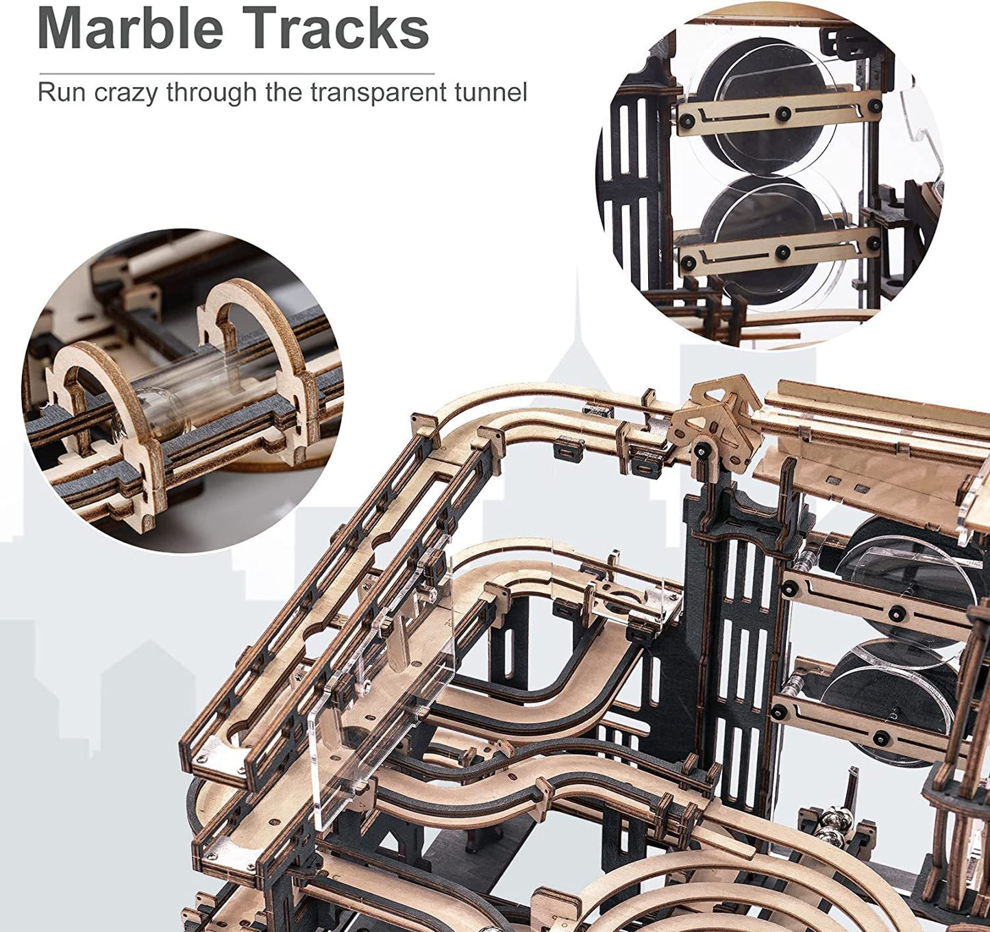 Marble City 3D Wooden Puzzle (294 pcs)