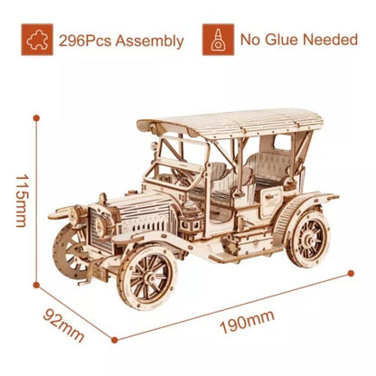 Wooden Puzzle Vintage Car (220 pcs)